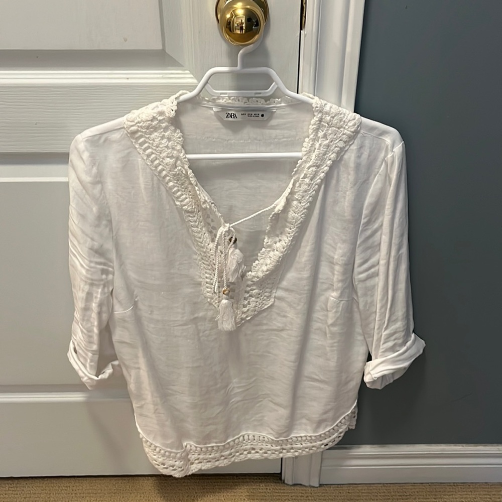 Zara linen shirt